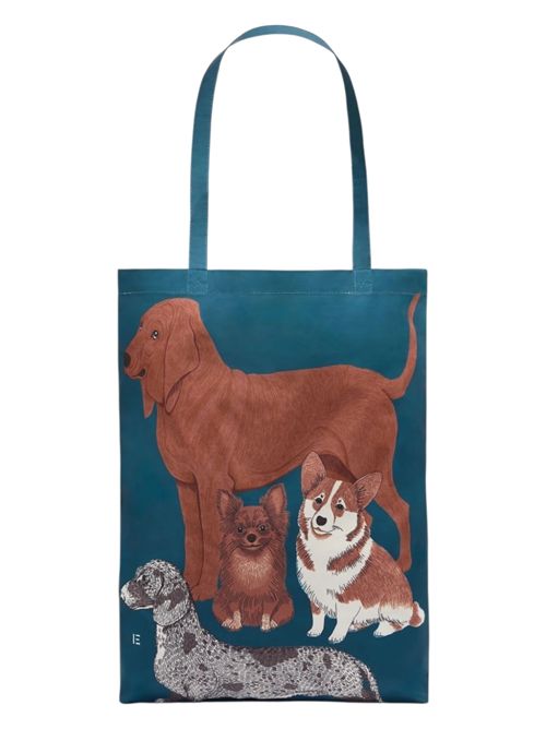 shopping donna in nylon toutou blu Inoui Editions | SHOPPER BAG-TOUTOUBLUE